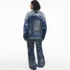 Futura x Marc Jacobs Boyalı Denim Büyük Kamyoncu Futura x Marc Jacobs Boyalı Denim Büyük Kamyoncu