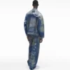 Futura x Marc Jacobs Boyalı Denim Büyük Kamyoncu Futura x Marc Jacobs Boyalı Denim Büyük Kamyoncu