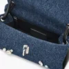 Gem Denim Mini Çift Cepli Çanta
