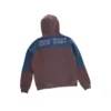 Ice Studios Moto Panel Fermuarlı Kapüşonlu Sweatshirt