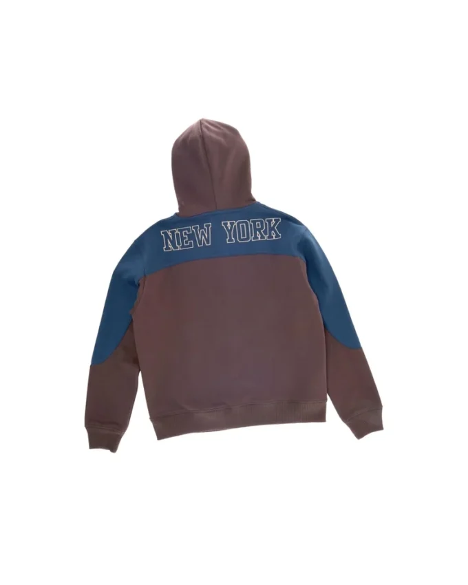 Ice Studios Moto Panel Fermuarlı Kapüşonlu Sweatshirt
