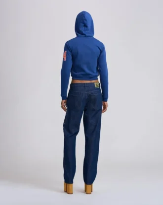 Icegirl Dar Kesim Fermuarlı Kapüşonlu Sweatshirt