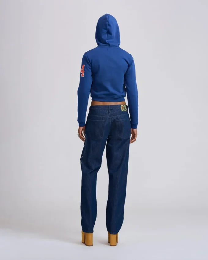 Icegirl Dar Kesim Fermuarlı Kapüşonlu Sweatshirt