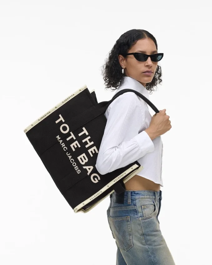 Jacquard Büyük Tote Bag Jacquard Büyük Tote Bag