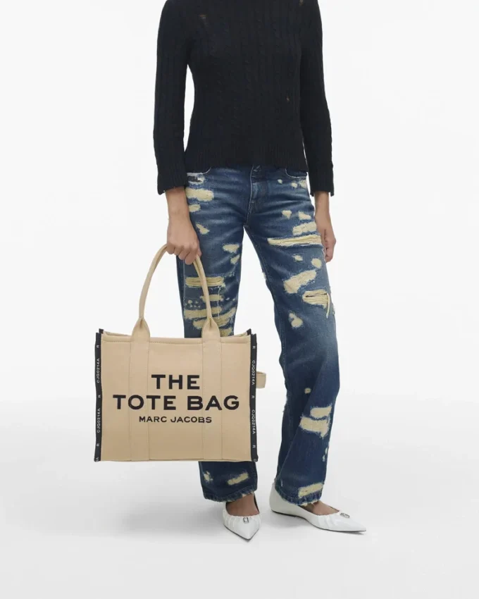 Jacquard Büyük Tote Bag Jacquard Büyük Tote Bag