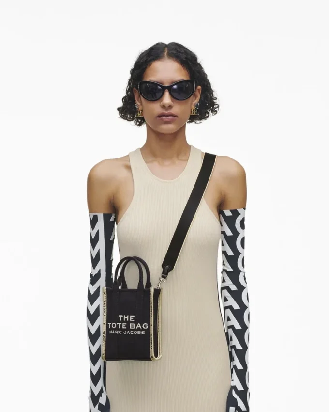 Jacquard Crossbody Tote Bag Jacquard Crossbody Tote Bag