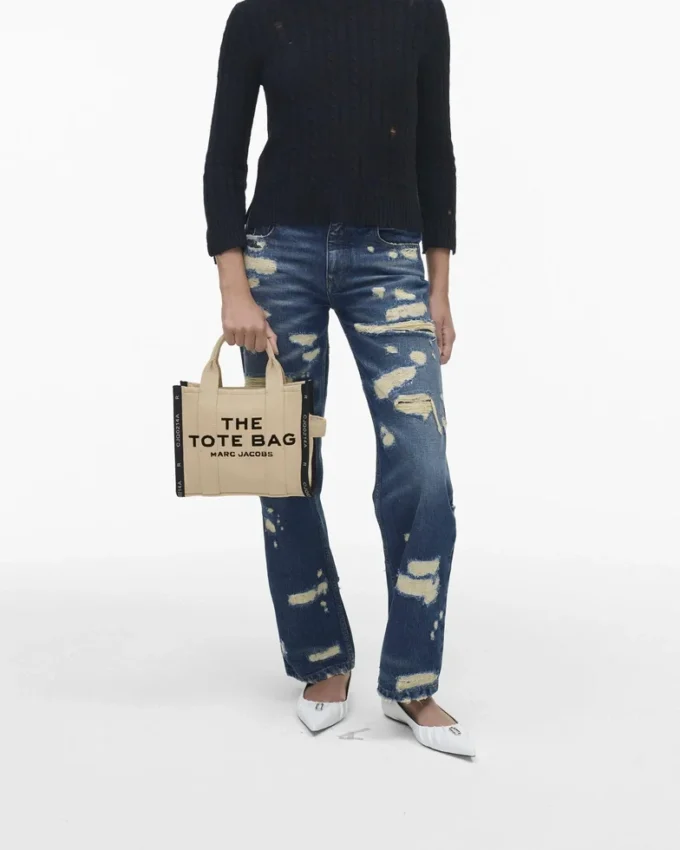 Jacquard Küçük Tote Bag Jacquard Küçük Tote Bag