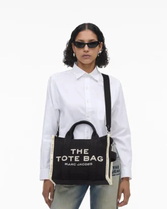 Jakarlı Orta Boy Tote Bag Jakarlı Orta Boy Tote Bag