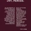 Joy. Dar Kesim Tişört