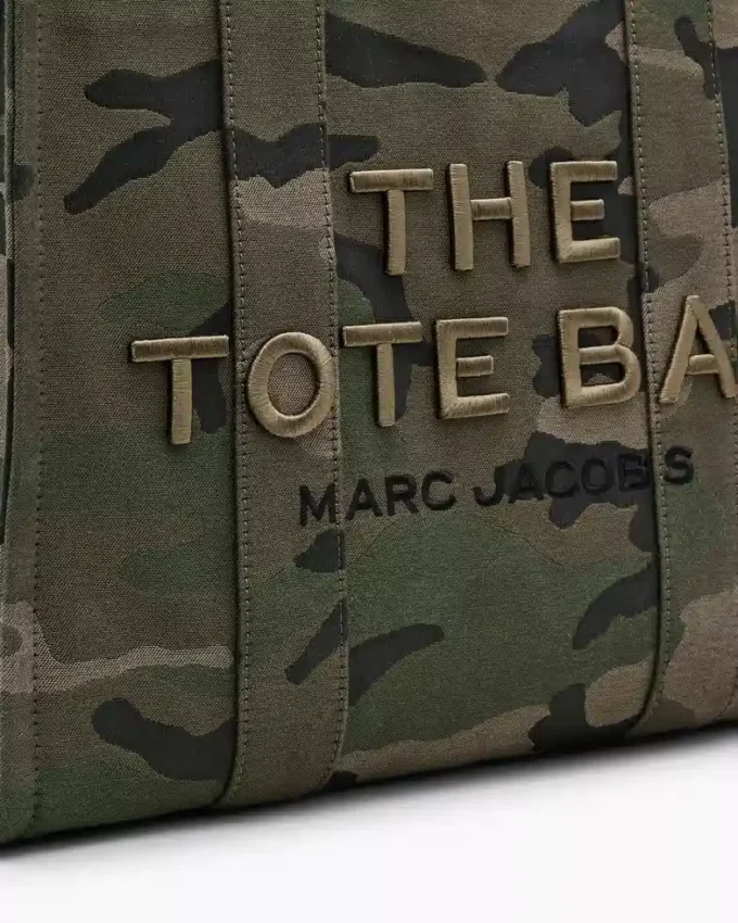 Kamuflaj Jakarlı Büyük Tote Bag Kamuflaj Jakarlı Büyük Tote Bag