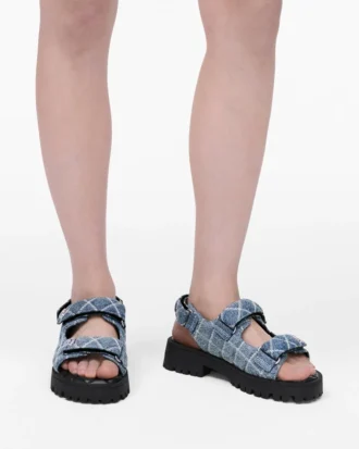 Kapitone Denim Sunny Sandal