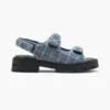 Kapitone Denim Sunny Sandal