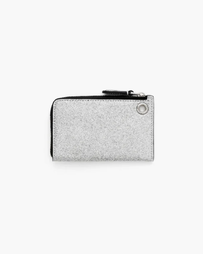 Kaplamalı Glitter Everyday Top Zip Charm Cüzdan Kaplamalı Glitter Everyday Top Zip Charm Cüzdan
