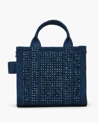 Kristal Denim Çapraz Askılı Tote Bag