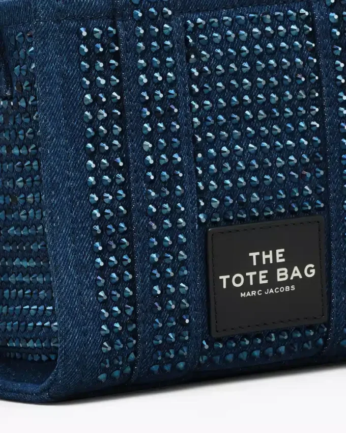 Kristal Denim Çapraz Askılı Tote Bag Kristal Denim Çapraz Askılı Tote Bag