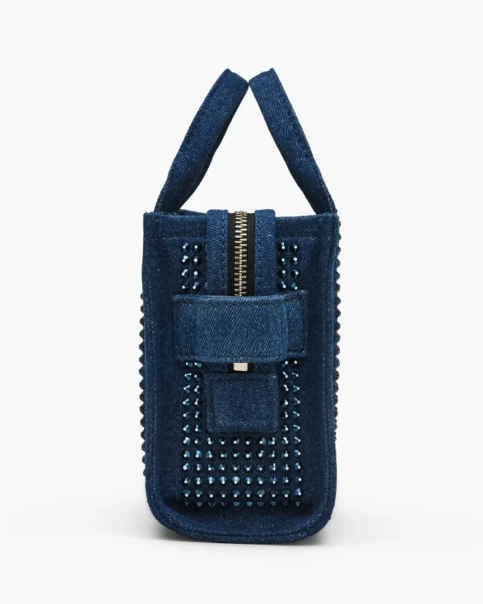 Kristal Denim Çapraz Askılı Tote Bag Kristal Denim Çapraz Askılı Tote Bag