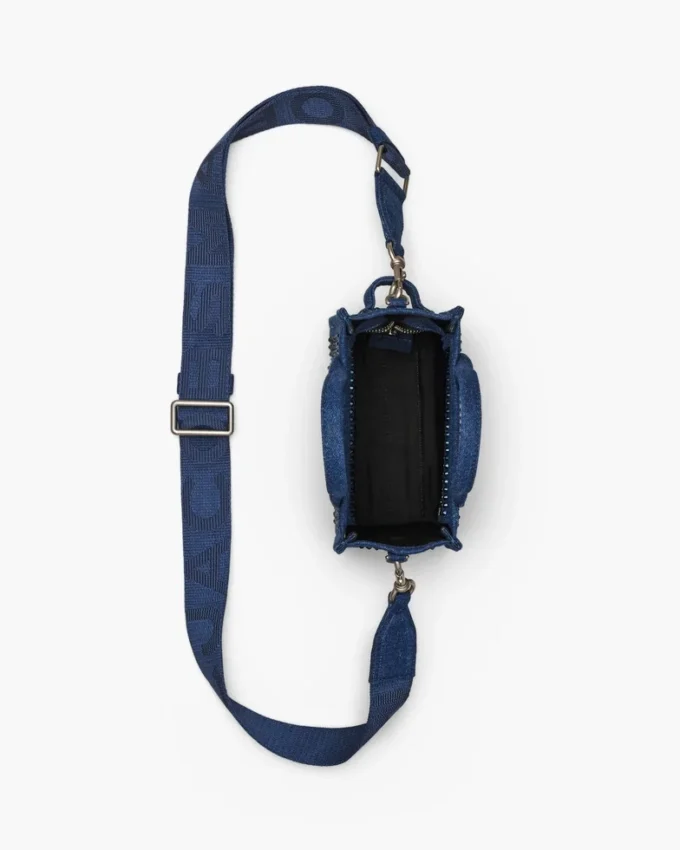 Kristal Denim Çapraz Askılı Tote Bag Kristal Denim Çapraz Askılı Tote Bag