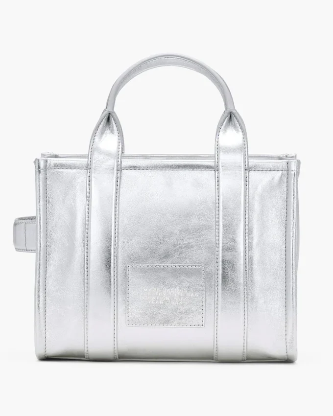 Metalik Deri Küçük Tote Bag Metalik Deri Küçük Tote Bag