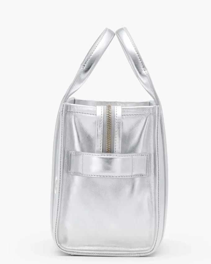 Metalik Deri Küçük Tote Bag Metalik Deri Küçük Tote Bag
