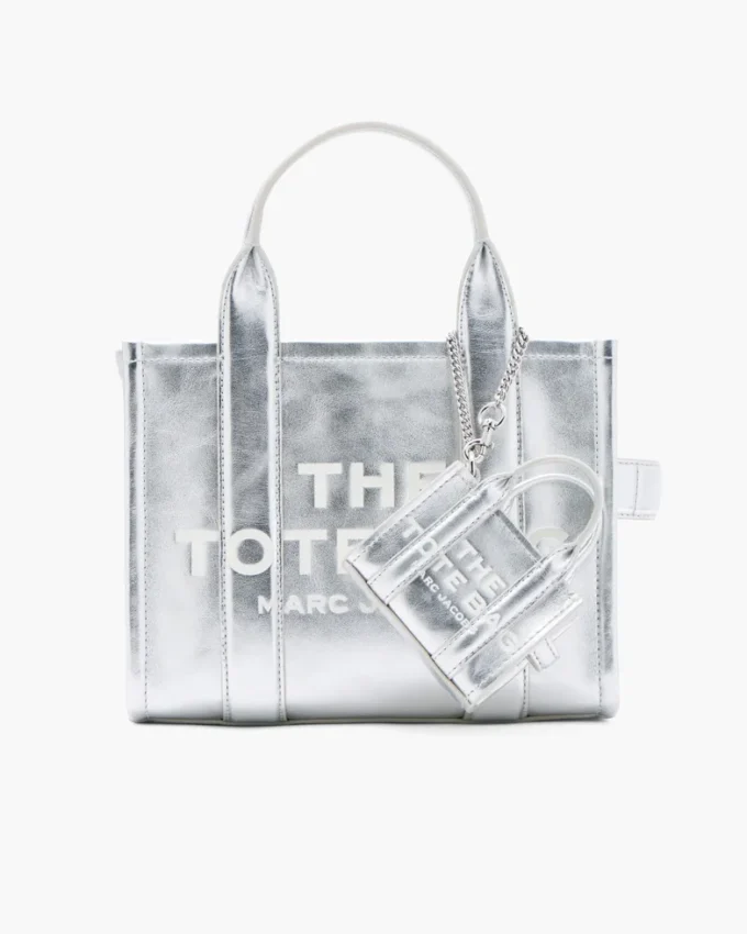 Metalik Deri Nano Tote Charm