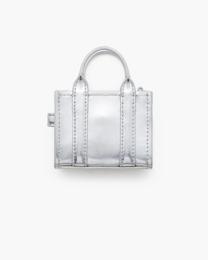 Metalik Deri Nano Tote Charm