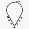 Mini Icon Pave Charm Kolye