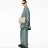 Monogram Deri Küçük Tote Bag Monogram Deri Küçük Tote Bag