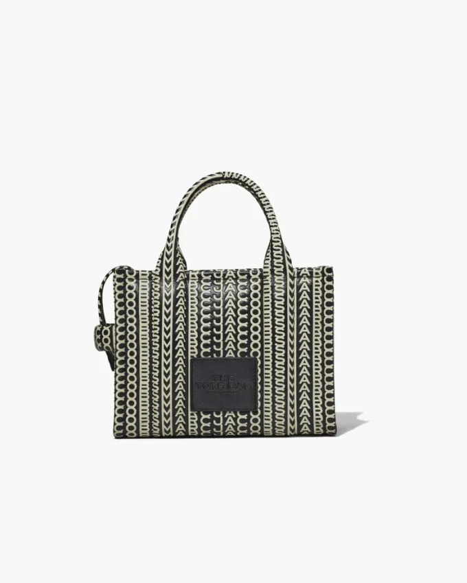Monogram Deri Küçük Tote Bag Monogram Deri Küçük Tote Bag