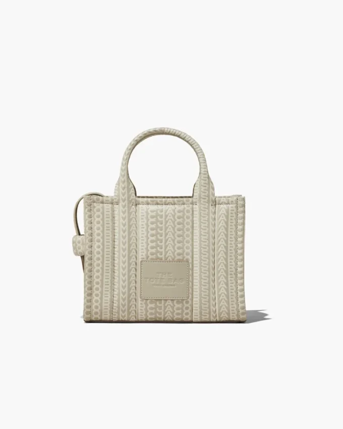 Monogram Deri Küçük Tote Bag Monogram Deri Küçük Tote Bag
