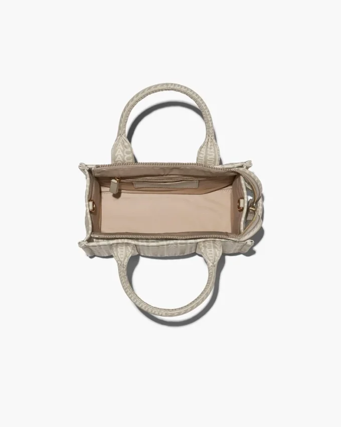 Monogram Deri Küçük Tote Bag Monogram Deri Küçük Tote Bag