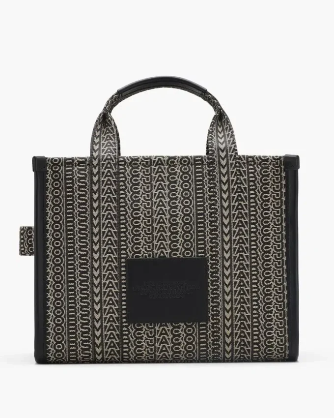 Monogram Jakarlı Orta Boy Tote Bag