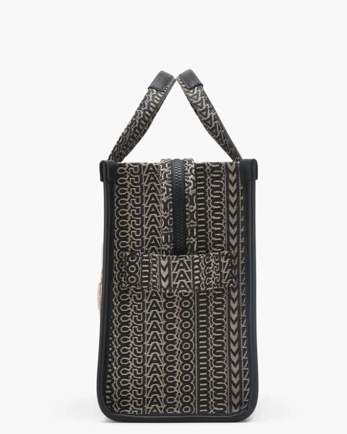Monogram Jakarlı Orta Boy Tote Bag