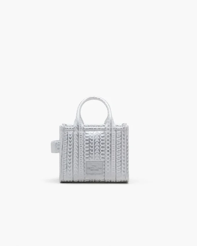 Monogram Metalik Çapraz Askılı Tote Bag Monogram Metalik Çapraz Askılı Tote Bag