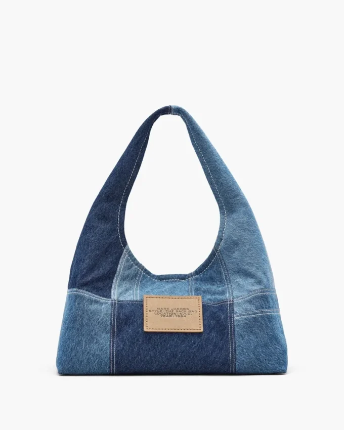 Patchwork Denim Sack Bag Patchwork Denim Sack Bag