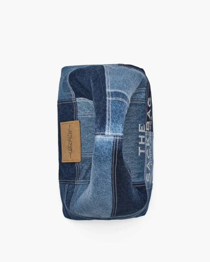 Patchwork Denim Sack Bag Patchwork Denim Sack Bag