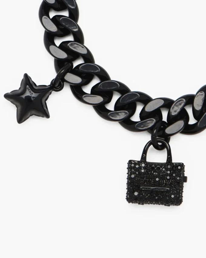 Pave Mini İkon Charm Bilezik Pave Mini İkon Charm Bilezik