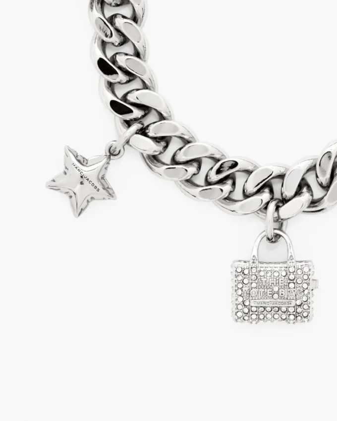 Pave Mini İkon Charm Bilezik Pave Mini İkon Charm Bilezik