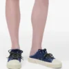 Puffy Daisy Denim Sneaker Mule
