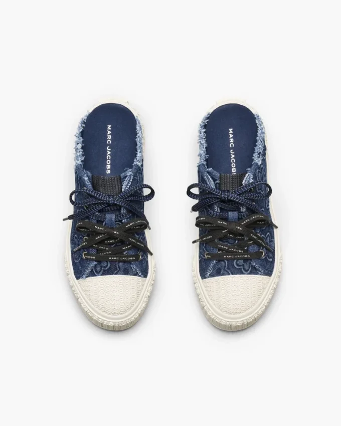 Puffy Daisy Denim Sneaker Mule