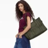 Puffy Naylon Büyük Tote Bag