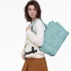 Puffy Naylon Büyük Tote Bag Puffy Naylon Büyük Tote Bag