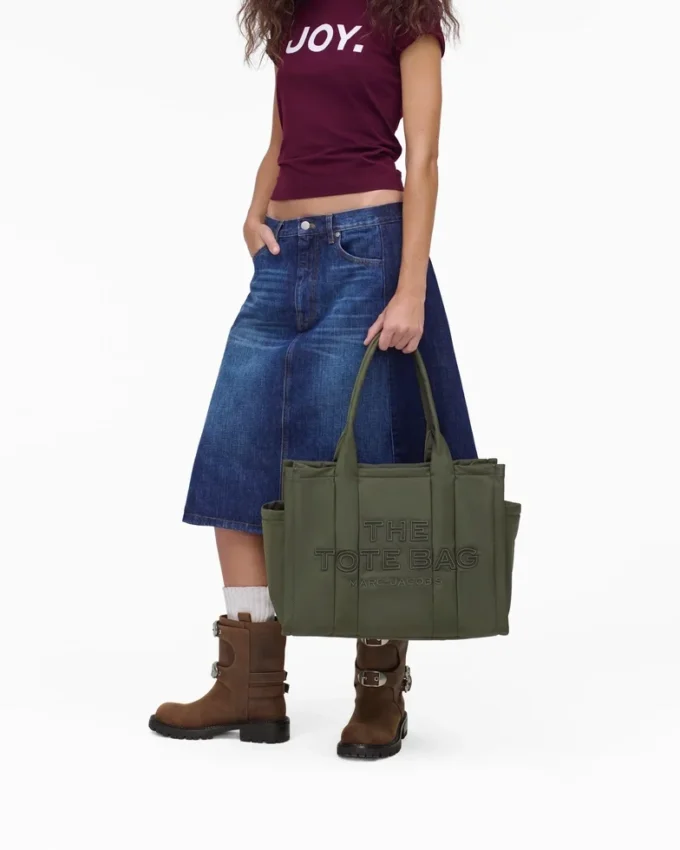 Puffy Naylon Büyük Tote Bag