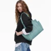 Puffy Naylon Orta Boy Tote Bag