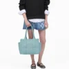 Puffy Naylon Orta Boy Tote Bag