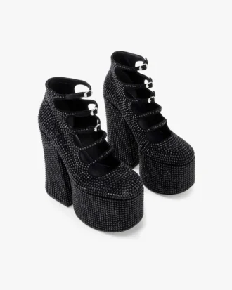 Rhinestone Kiki Ayak Bileği Botu