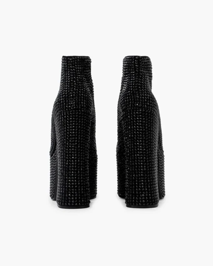 Rhinestone Kiki Ayak Bileği Botu Rhinestone Kiki Ayak Bileği Botu