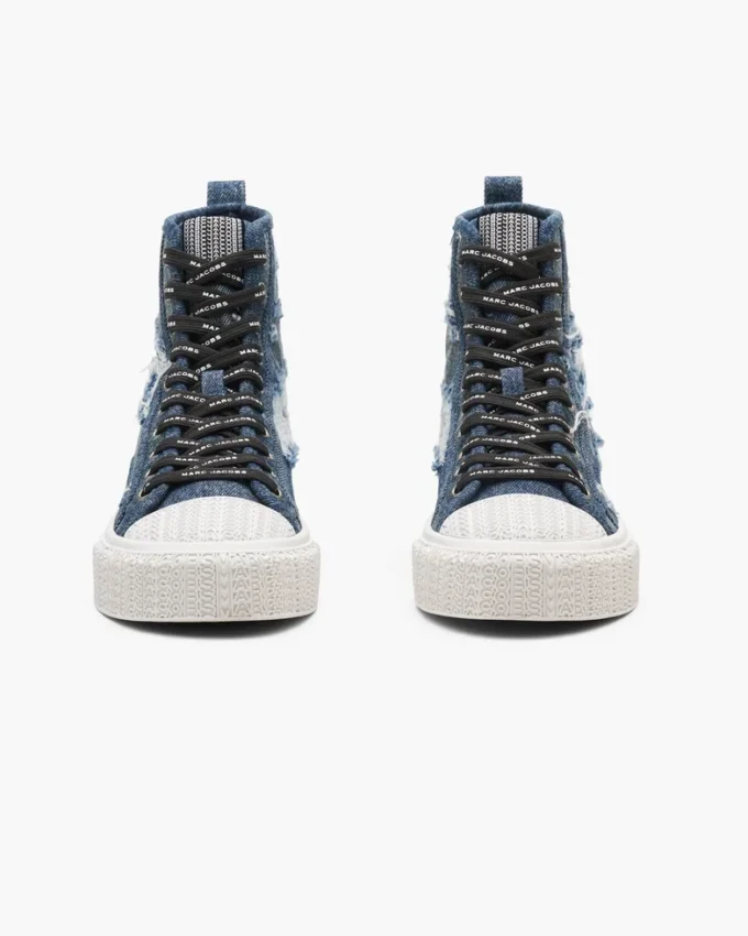 Rip And Repair Denim Yüksek Bilekli Spor Ayakkabı Rip And Repair Denim Yüksek Bilekli Spor Ayakkabı