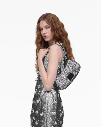 Sequin Charm Omuz Çantası