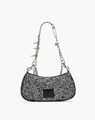 Sequin Charm Omuz Çantası