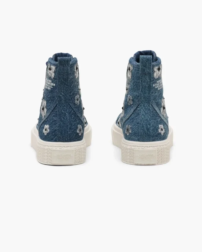 Sequin Daisy Denim Yüksek Topuklu Spor Ayakkabı Sequin Daisy Denim Yüksek Topuklu Spor Ayakkabı
